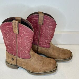 Durango Kids Boys Briar brick red brown Cowboy Western Boots Size 1